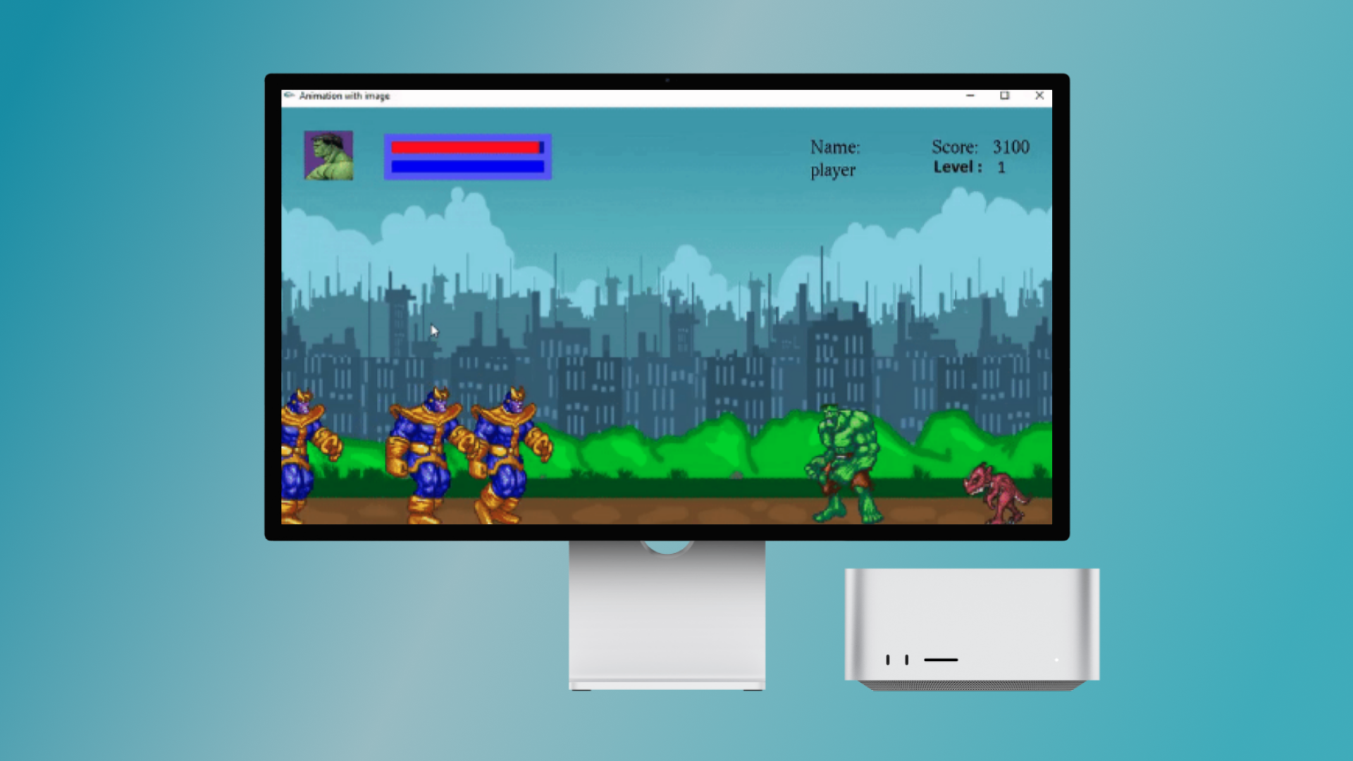 Screenshot of web app